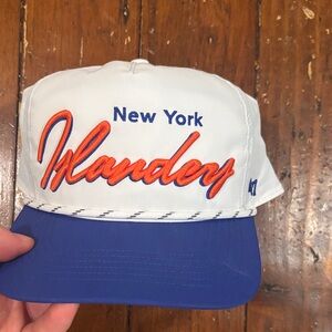 47 brand - New York Islanders SnapBack, White and Blue